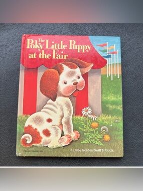 2/$20 Vintage The Pokey Little Puppy at the Fair Hard Cover Book 1981